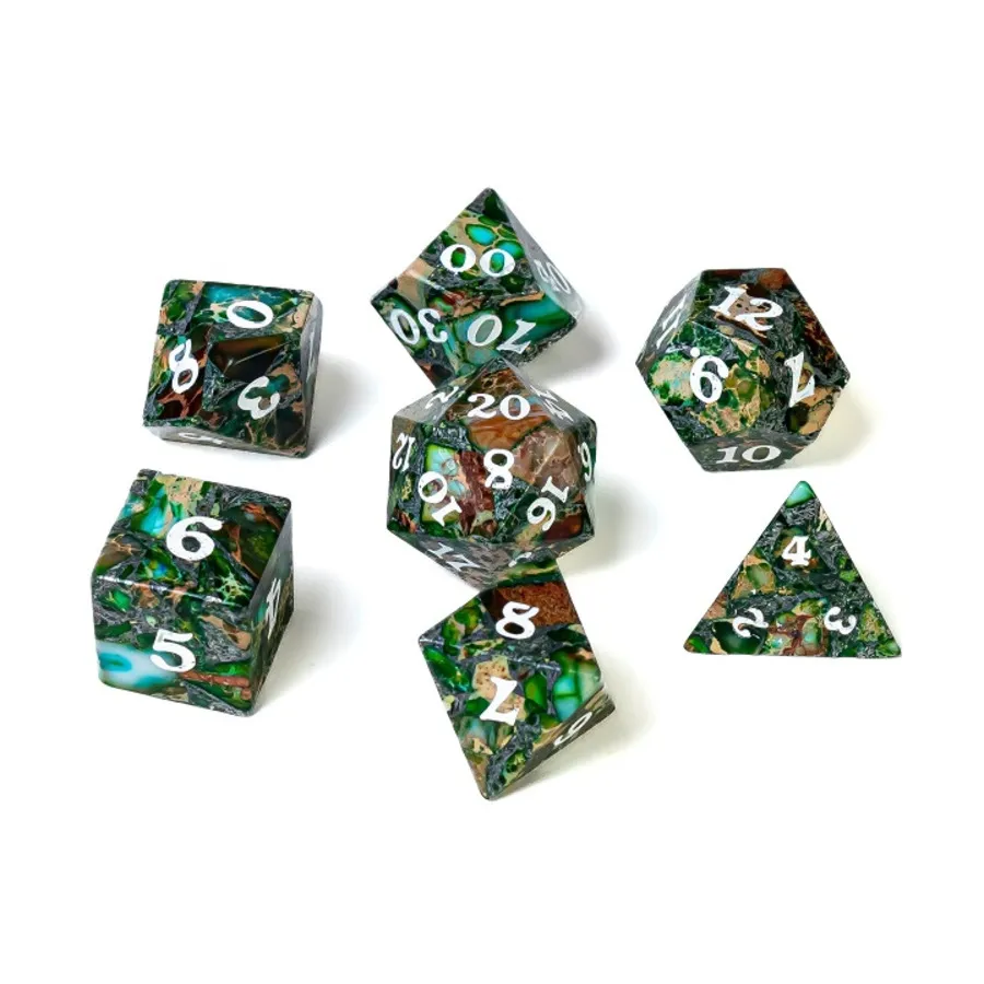 

Поли-набор - Запутанное блаженство (7), Dice - Wizard Stone Dice (Easy Roller Dice)