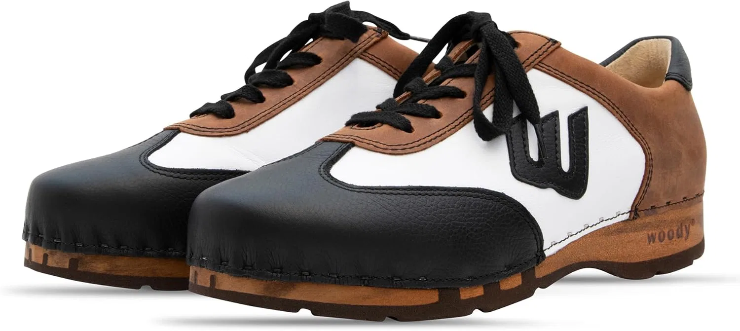 Деревянные мужские кроссовки Niki Clog Sneaker woody, Cervo Nero Tobacco — фото 2