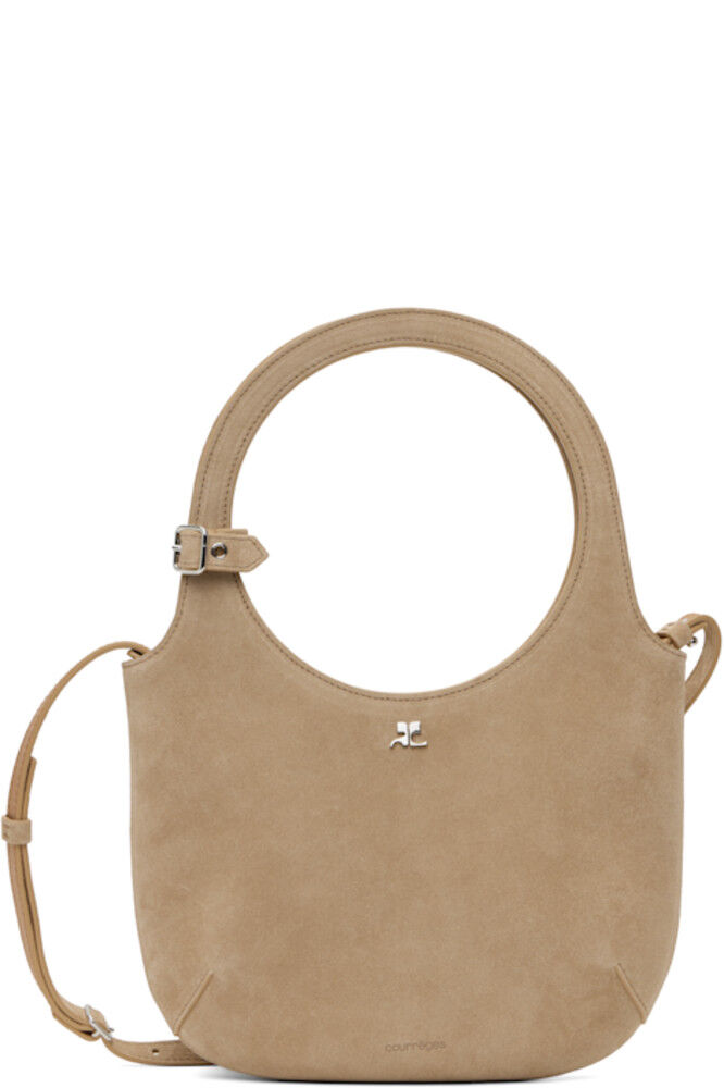 

Сумка Holy Suede бежевого цвета Courrèges