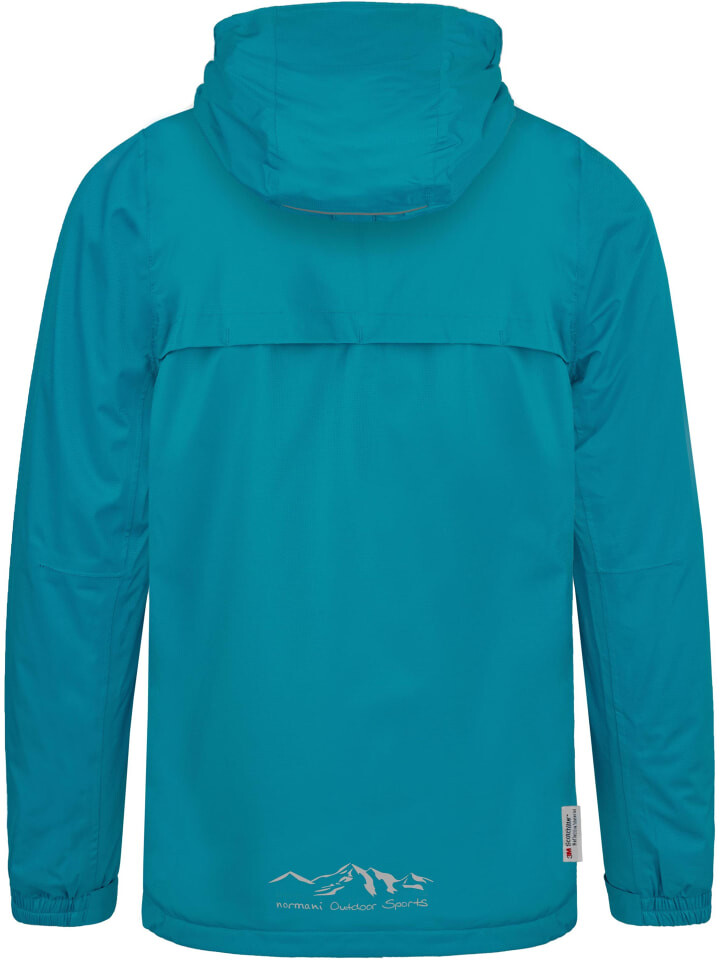 Дождевик Normani Outdoor Sports Kinder Sommer und Regenhose, синий — фото 3