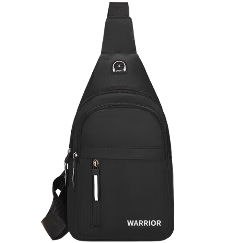 

Воинская тканевая наплечная сумка, черезплечная сумка, слинг-сумка Regular Men's Black