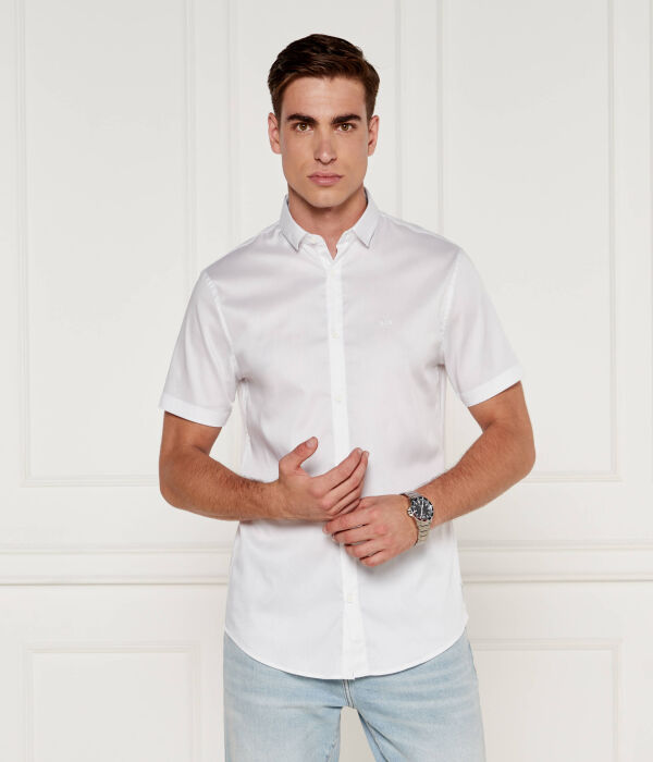 

Рубашка мужская Armani Exchange Slim Fit, белый