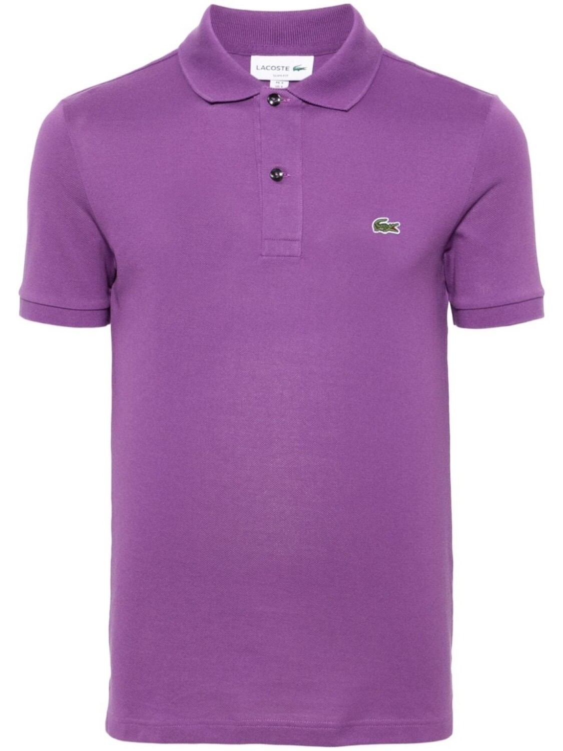 

Хлопковая рубашка-поло с нашивкой-логотипом Lacoste, фиолетовый