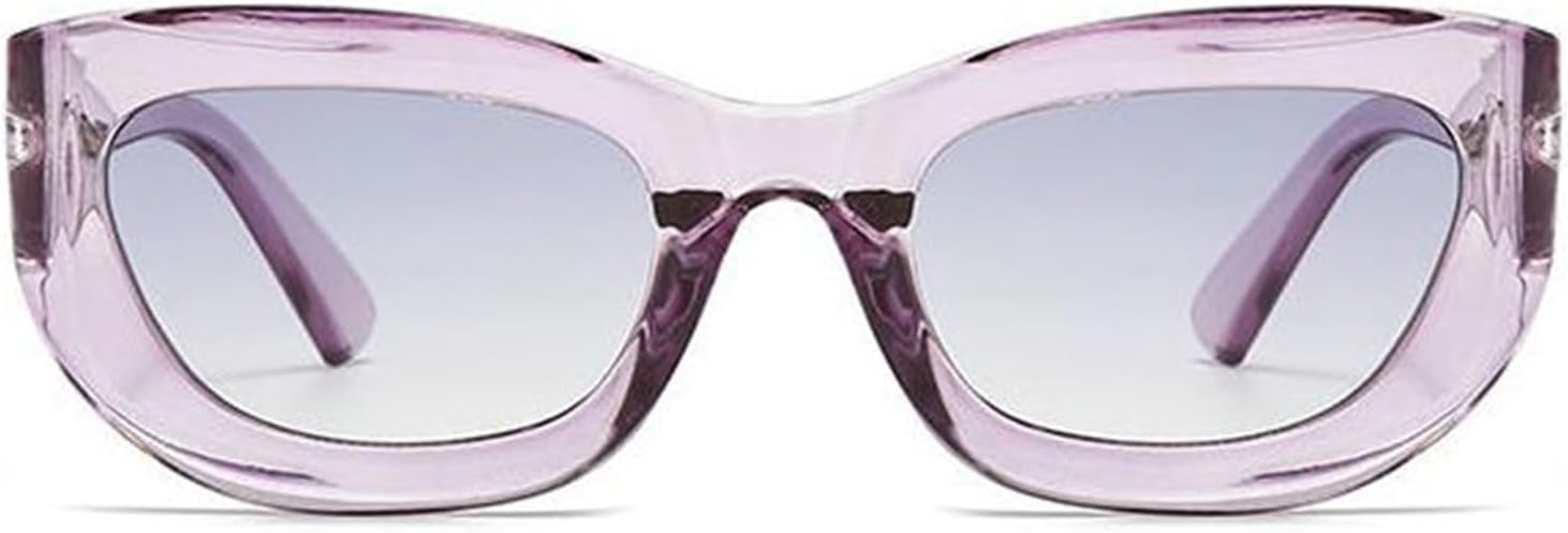 

Солнцезащитные очки Helena Retro Y2K квадратной формы для женщин, модные, с широкими дужками, защита от УФ-излучения UV400, мужские, черные, синие, трендовые, с градиентным переходом цвета, C9