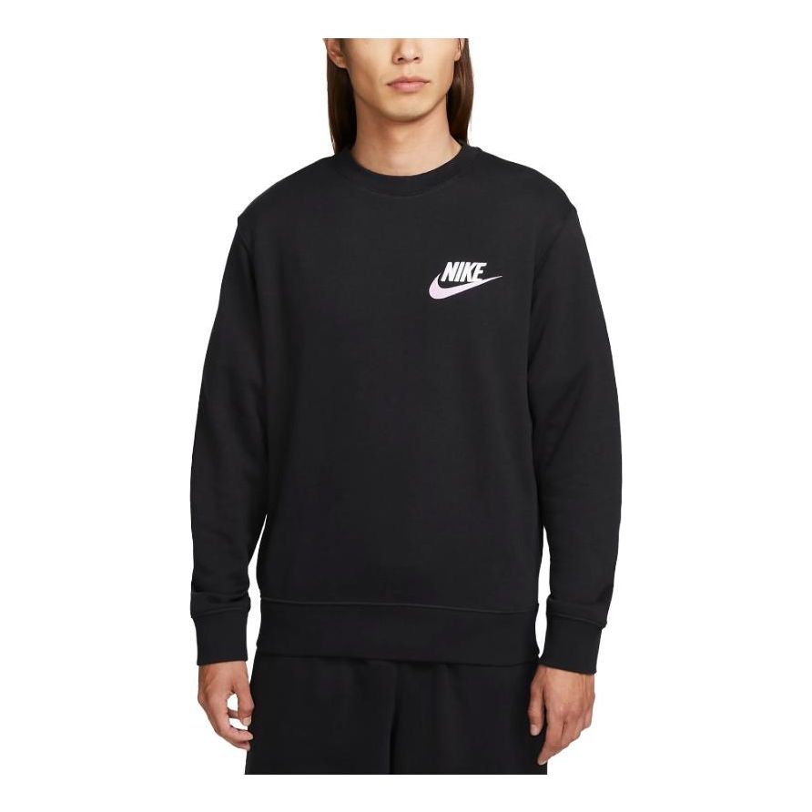 

Спортивная толстовка Nike Club French Terry Crew Sweatshirt (Asia Sizing) 'Black' FB7685-010, черный