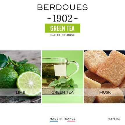 1902 Green Tea Eau de Cologne Цветочно-цитрусовый аромат-спрей для мужчин и женщин 4,2 жидких унций. Berdoues — фото 3