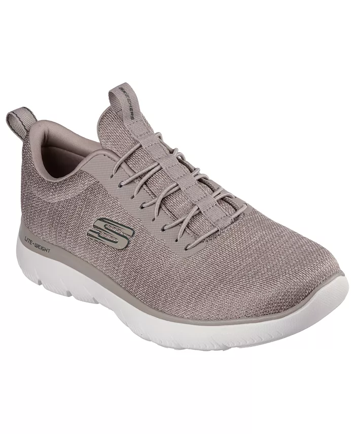 

Мужские кроссовки Summits - Sorenz Knit Low Wide-Width Casual от Finish Line Skechers, коричневый/бежевый