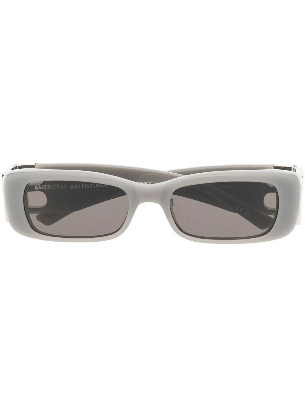 

Солнцезащитные очки в прямоугольной оправе с логотипом Balenciaga Eyewear, серый