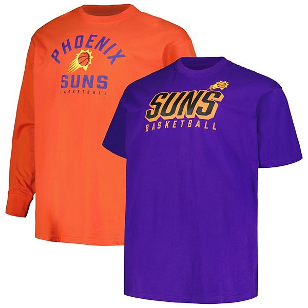 

Мужской набор футболок Fanatics Phoenix Suns с принтом в фиолетово-оранжевой гамме, Big & Tall Unbranded