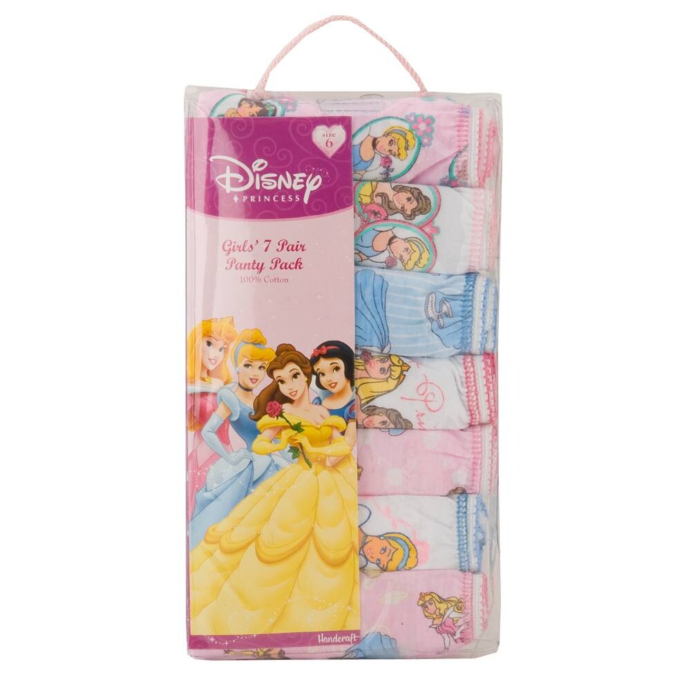 

Трусики Disney's Princess для маленьких девочек, 7 шт. Licensed Character, мультиколор