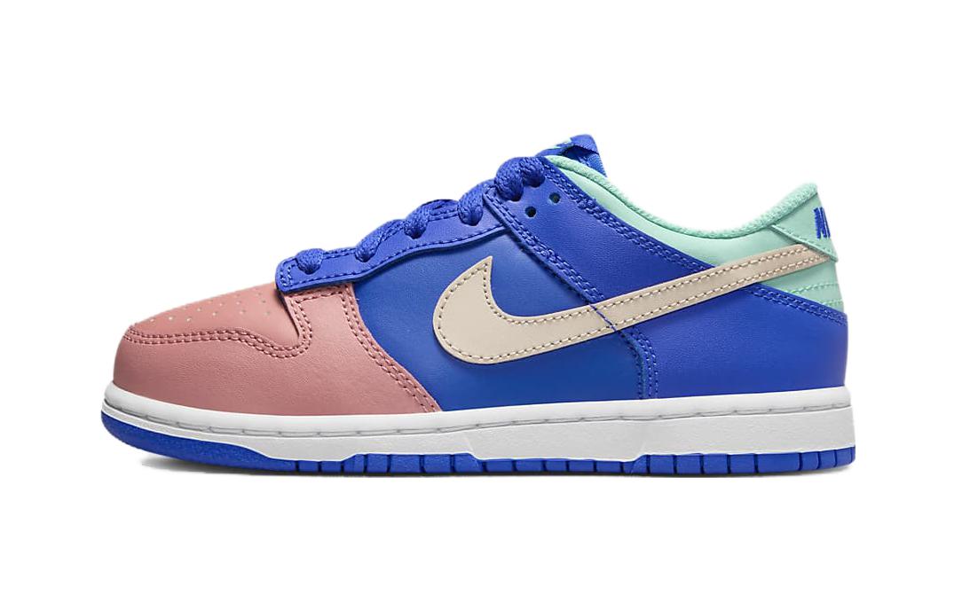 

Детские кроссовки Dunk Low SE Salmon Toe Nike, синий/зеленый/изумрудный/красный/белый