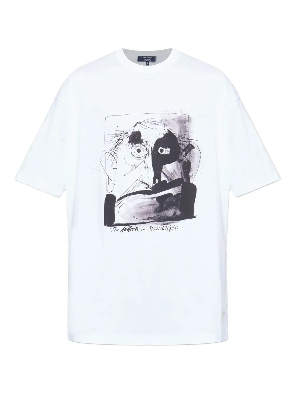 

Футболка с графическим принтом Comme des Garçons Homme Plus, белый