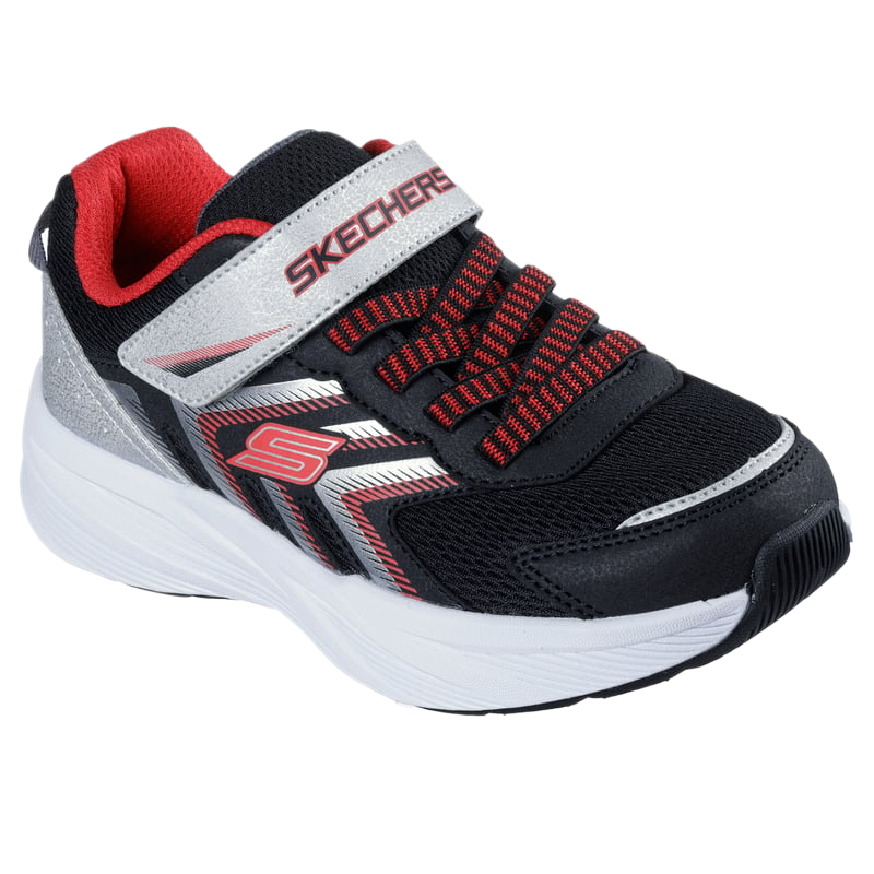 Низкие детские беговые кроссовки для детей 3-7 лет Skechers Kids, черный — фото 3