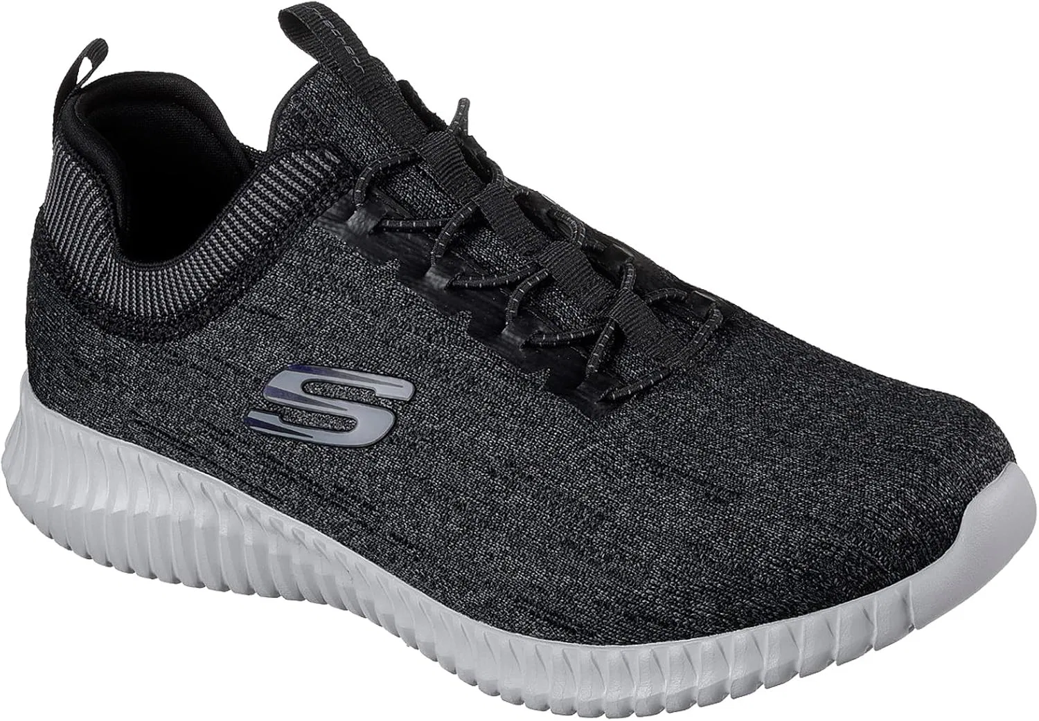 Мужские слипоны SKECHERS Dynamight 2.0-Eye to Eye-52642, черные, размер 39.5 EU — фото 3