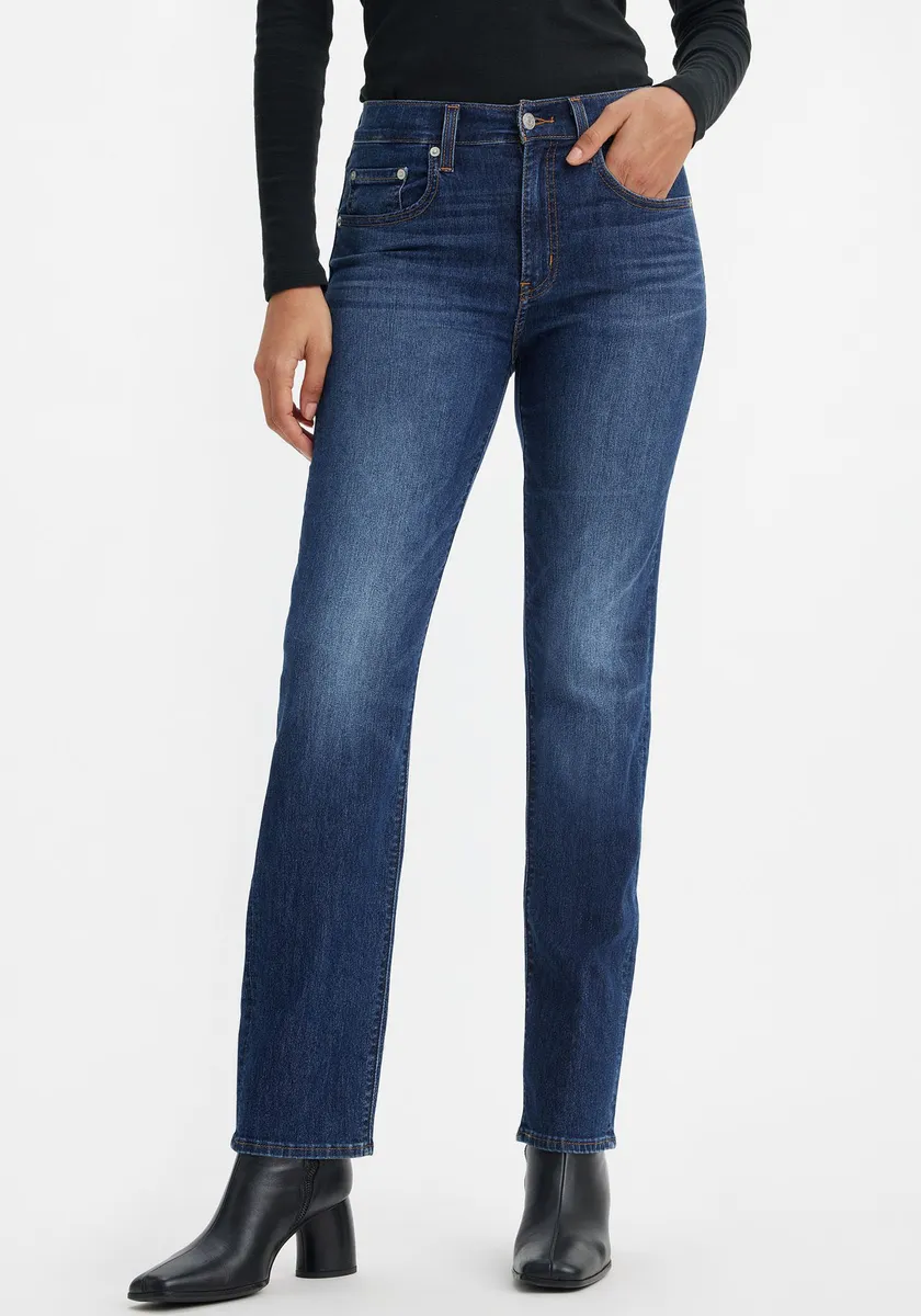 

Прямые джинсы Levi's "724 High Rise Straight", цвет Cool I Am In Paradis