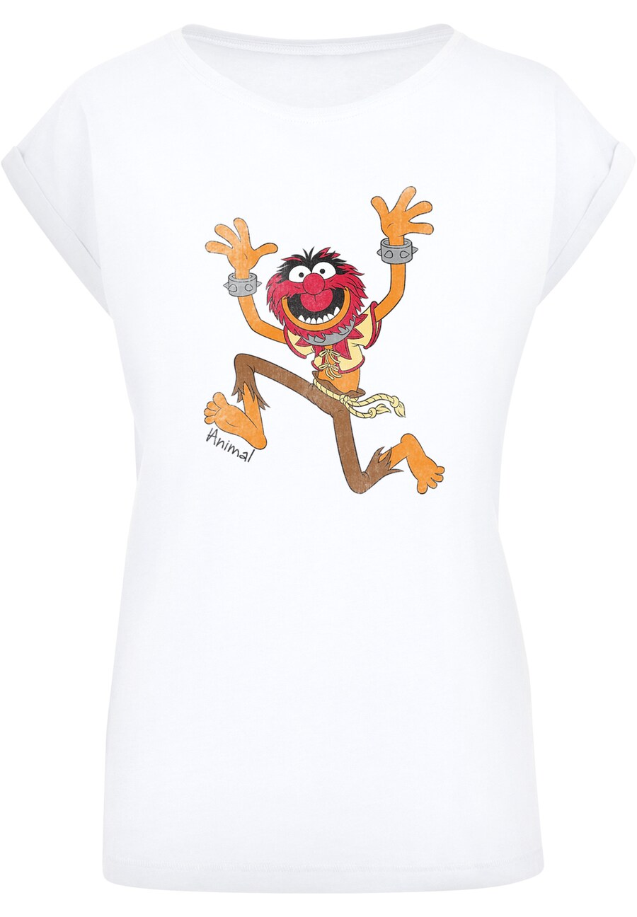 

Рубашка F4NT4STIC Disney Muppets-Animal-Classic, белый
