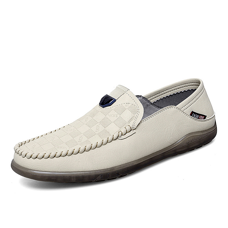 

KUPE Мужские повседневные кеды Low Top бежевые, цвет Beige