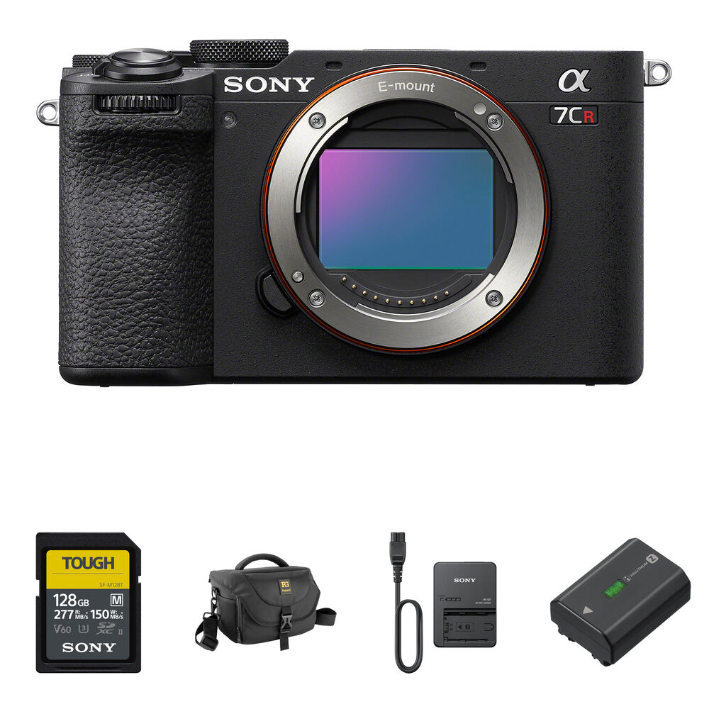

Беззеркальная камера Sony a7CR Mirrorless Camera with Essentials+ Kit (Black)