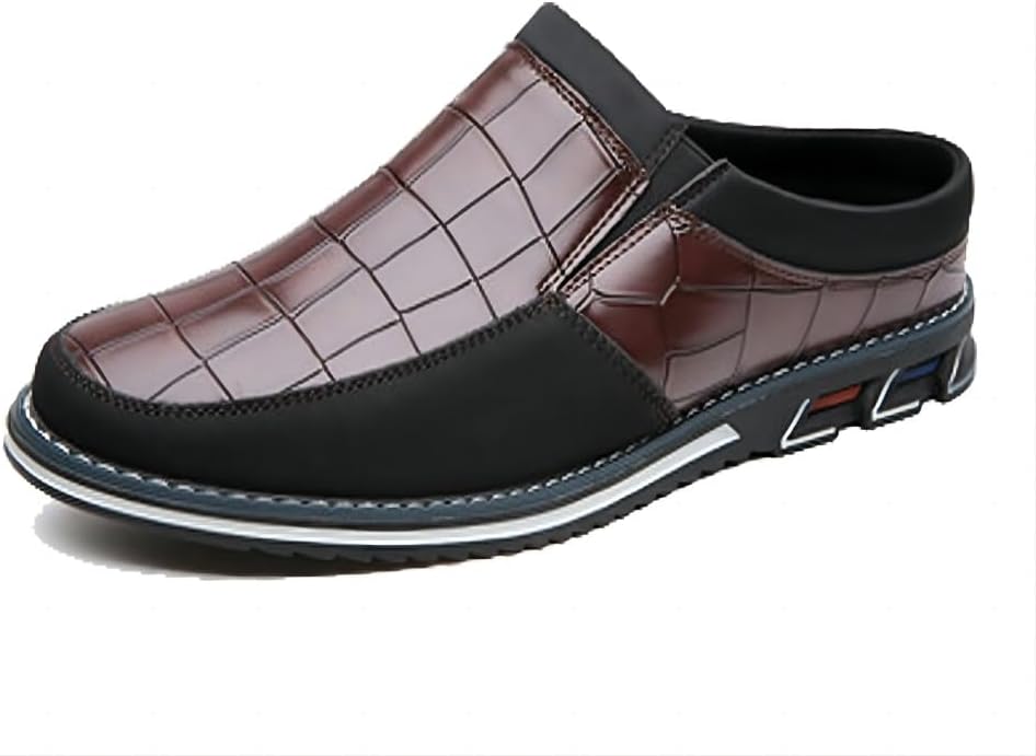 

Мужские повседневные лоферы, модные, простые кожаные, для ходьбы, оксфорды, дышащие, удобные, на слипоне Asifn, светло-коричневый