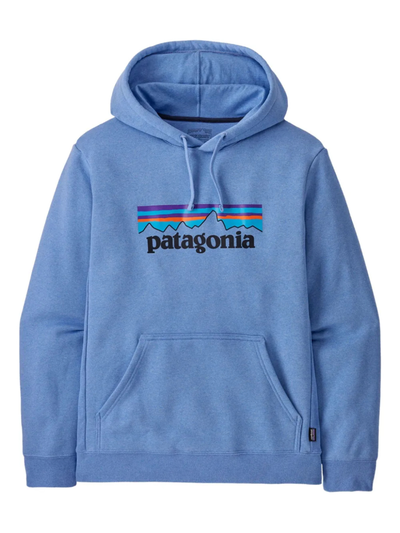 

Толстовка с капюшоном и принтом логотипа Patagonia, синий