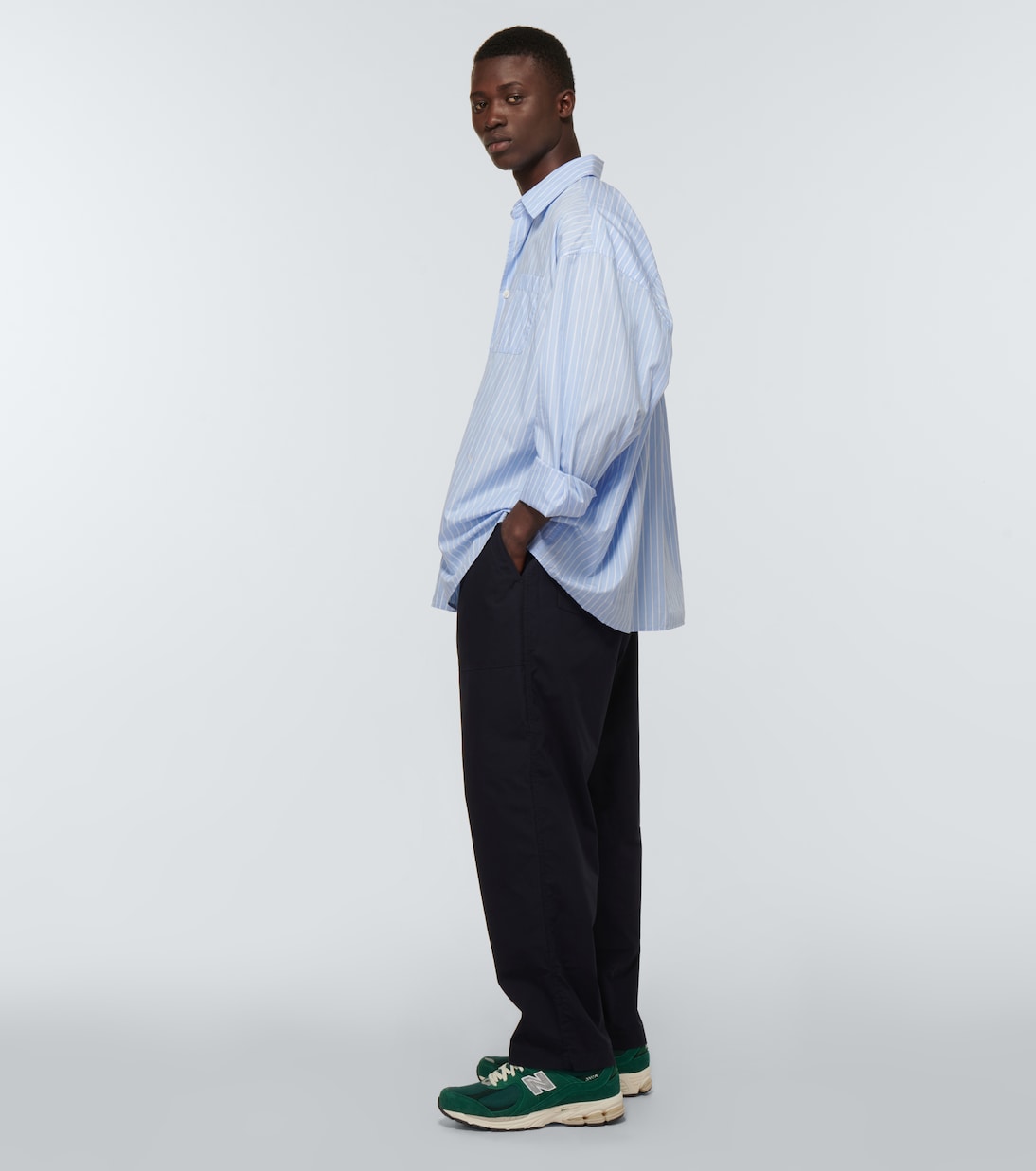 2002R Кроссовки из замши и кожи New Balance, Nightwatch Green (335) — фото 2