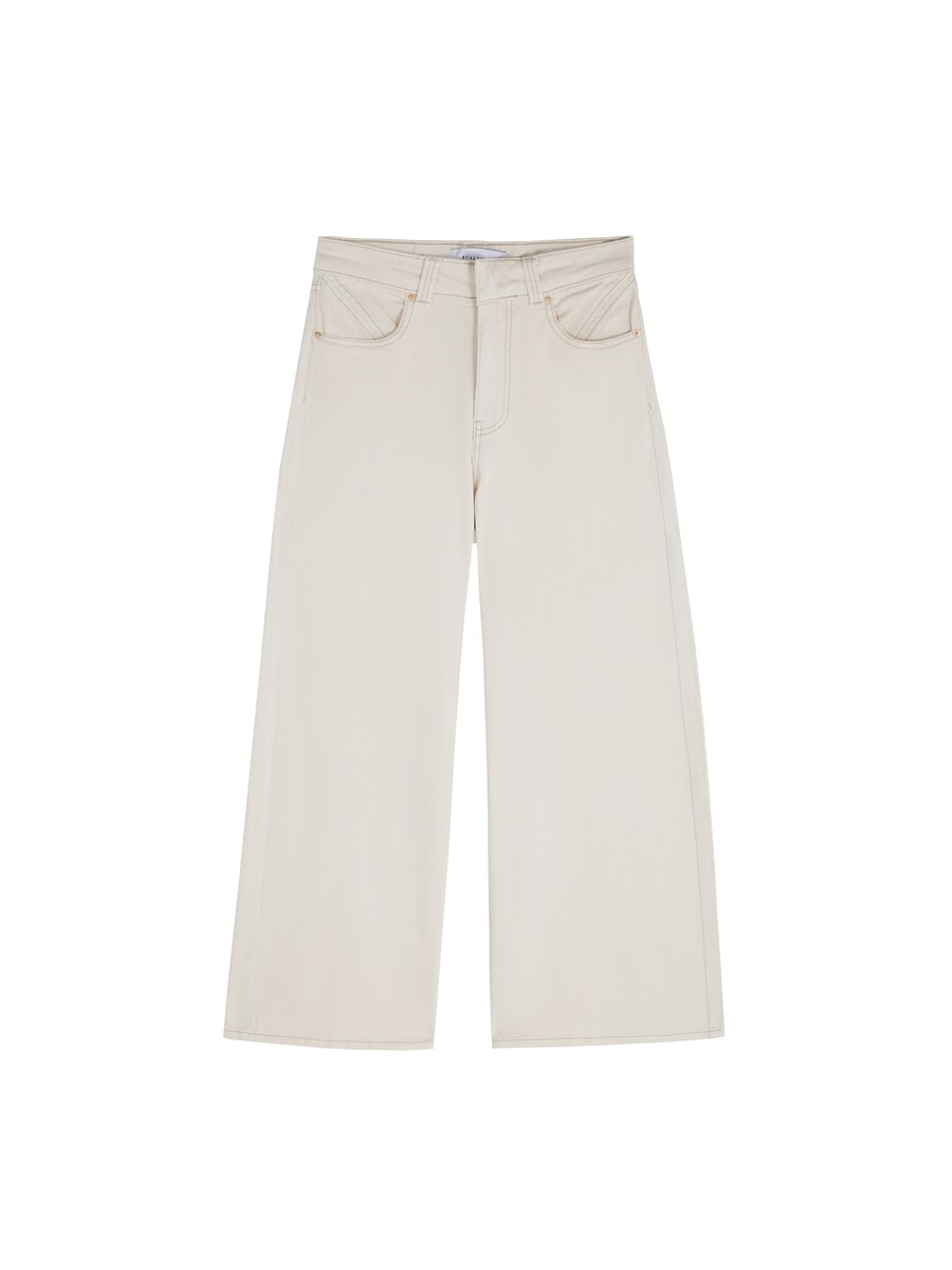

Джинсовые шорты Scalpers Wide leg Jeans, бежевый