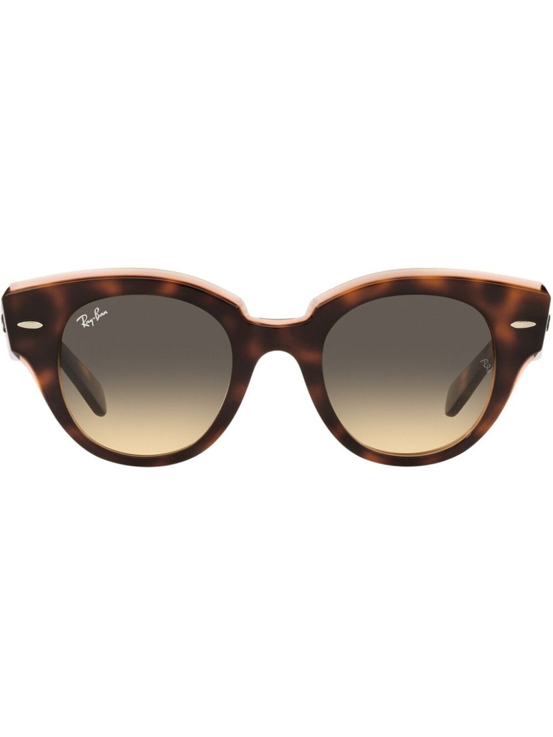 

Ray-Ban солнцезащитные очки в круглой оправе, коричневый