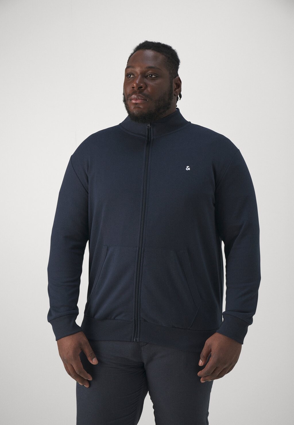 

Толстовка на молнии Epaulos Jack & Jones, цвет navy