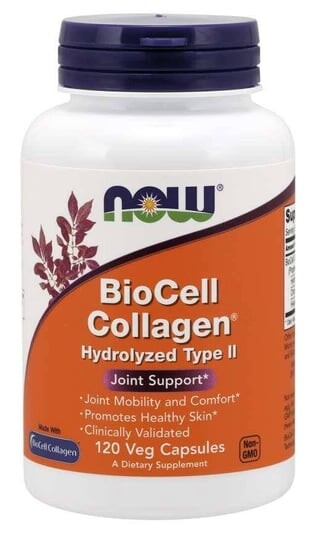 

BioCell Collagen - гидролизованный коллаген II типа + хондроитин + гиалуроновая кислота (120 капсул) Now Foods