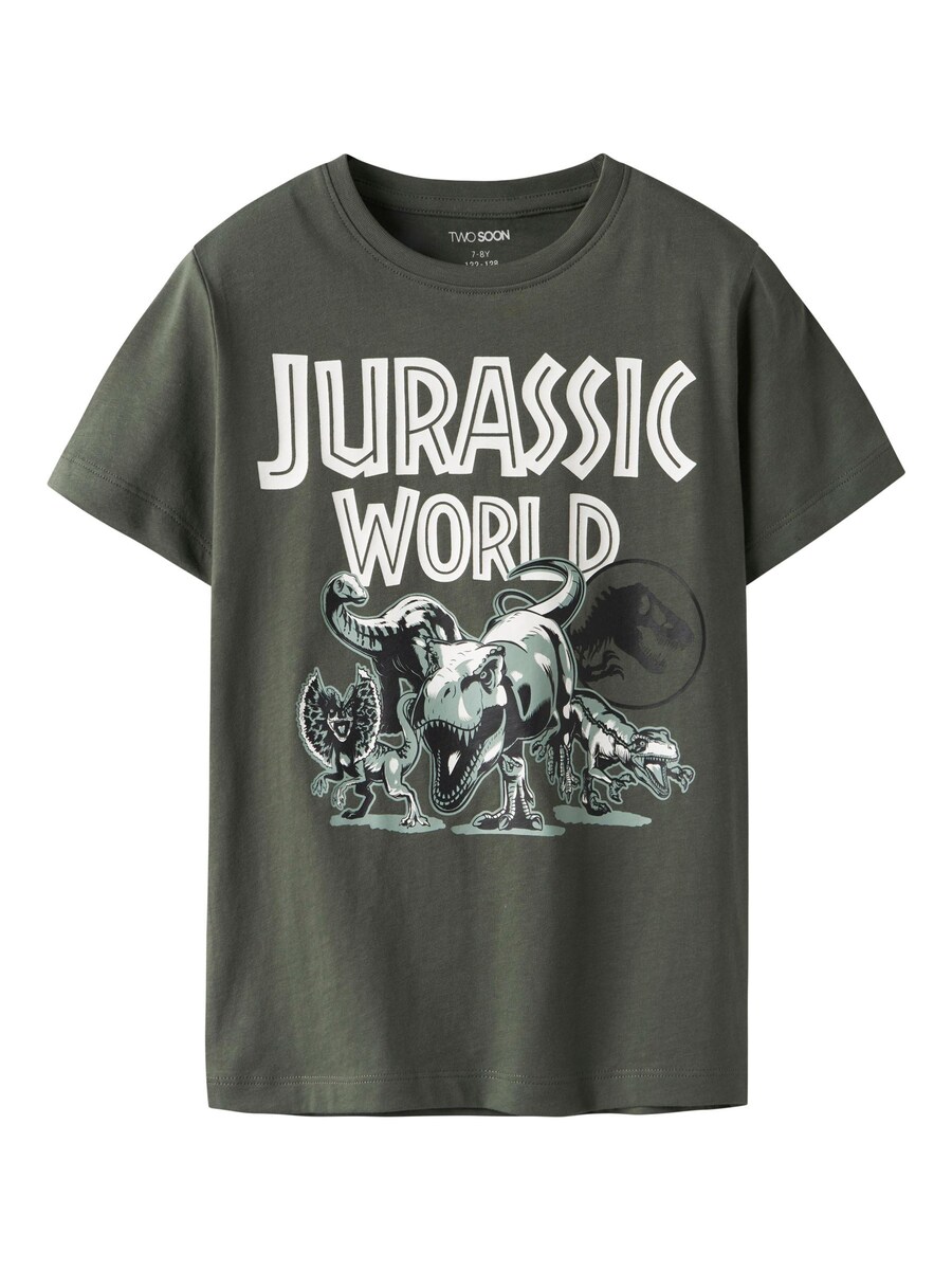 

Рубашка TWO SOON Jurassic World, зеленый/пастельно-зеленый/светло-зеленый
