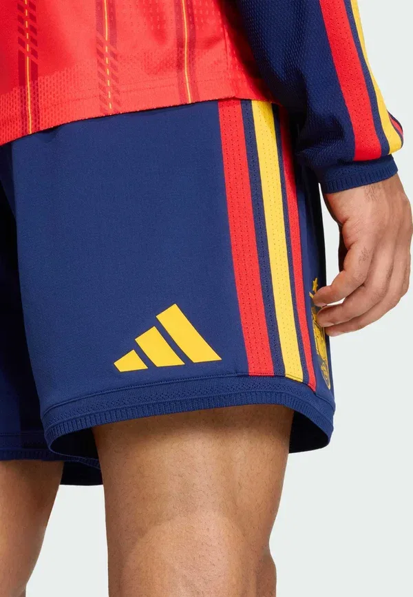Футболка Spain 26 home authentic national team wear Adidas Performance, темно-синяя — фото 3