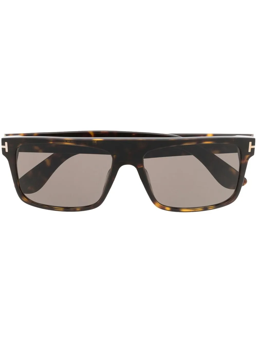 

Солнцезащитные очки в квадратной оправе TOM FORD Eyewear, коричневый