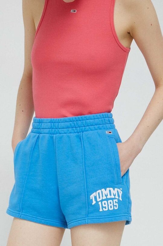 

Хлопковые шорты Tommy Jeans, синий
