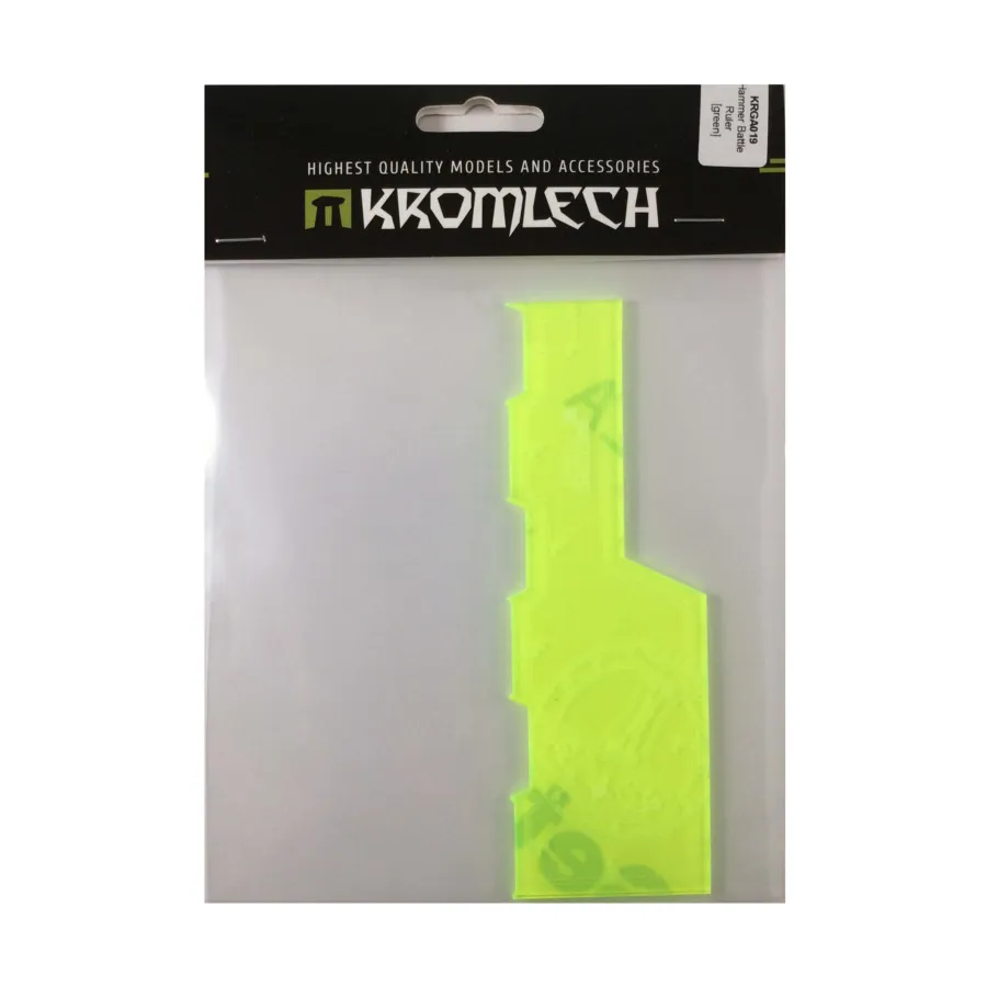 

Боевая линейка Hammer - зеленая, Glues & Accessories (Kromlech)