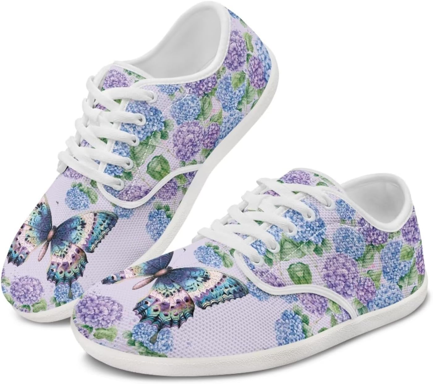 

Кроссовки chaqlin для мужчин и женщин, модные низкие спортивные кеды, удобные для тренировок, ходьбы, походов, с противоскользящей подошвой, Butterfly Hydrangea