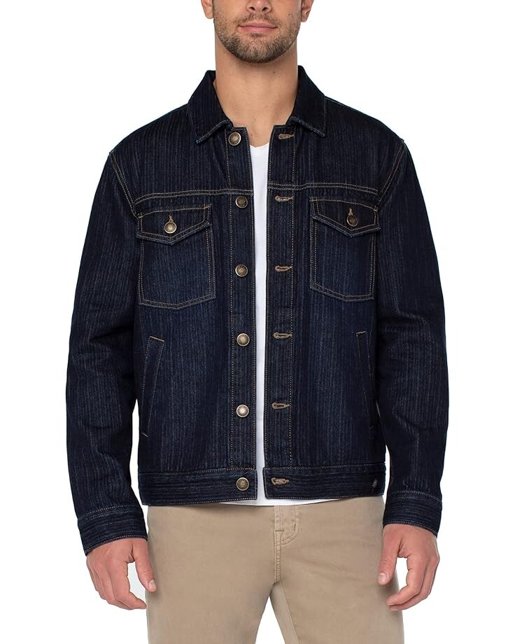 

Куртка Liverpool Los Angeles Denim Trucker, цвет Vintage Indigo