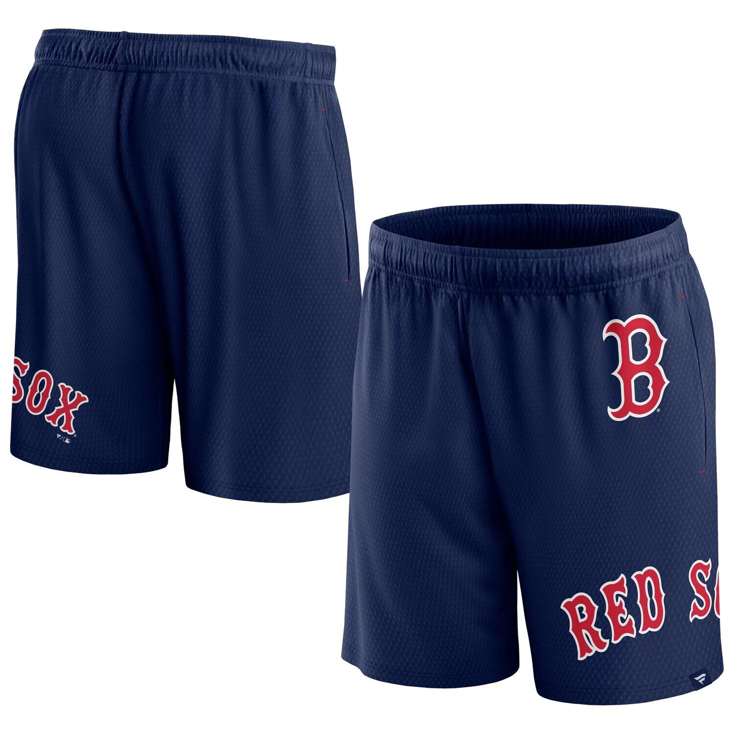 

Мужские фирменные темно-синие шорты из клинчерной сетки Boston Red Sox Fanatics
