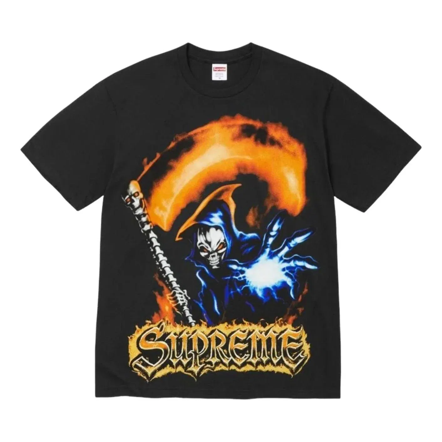Футболка Supreme SS26 Grim Reaper, черная, SUP-SS26-159-BLK