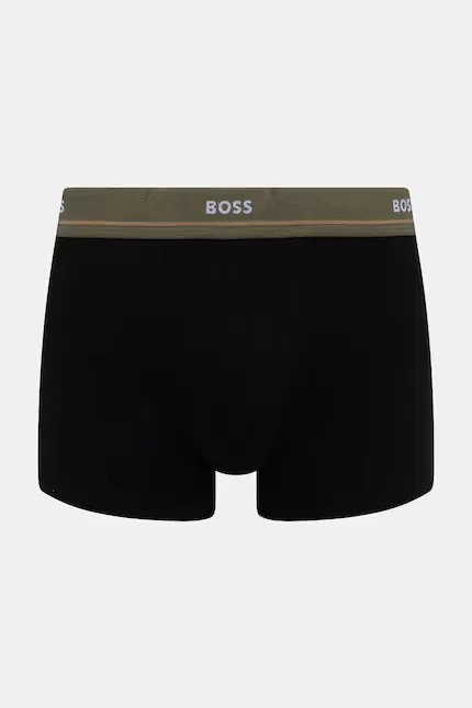 Боксеры хлопок с эластаном Trunk 5P Essential BOSS, мультиколор — фото 2