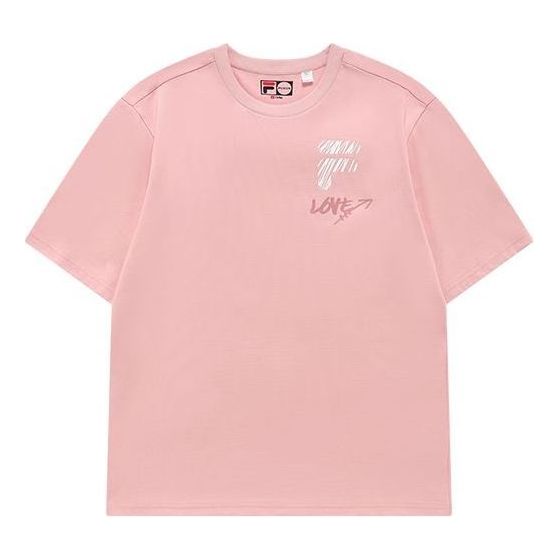 

Футболка FILA FUSION Casual Logo Tee 'Pink', розовый