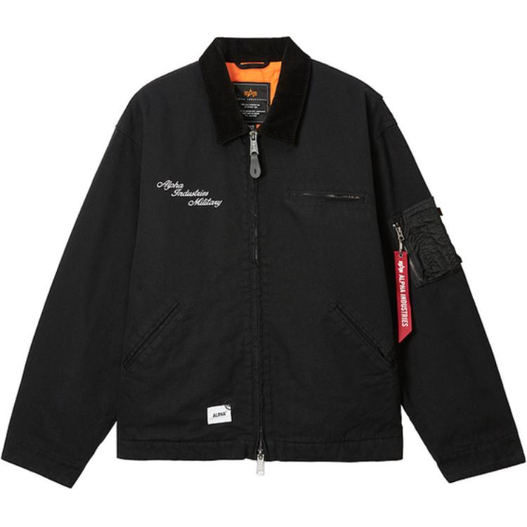 

Alpha Industries Вышитая куртка с карманом на рукаве, BKX/Black