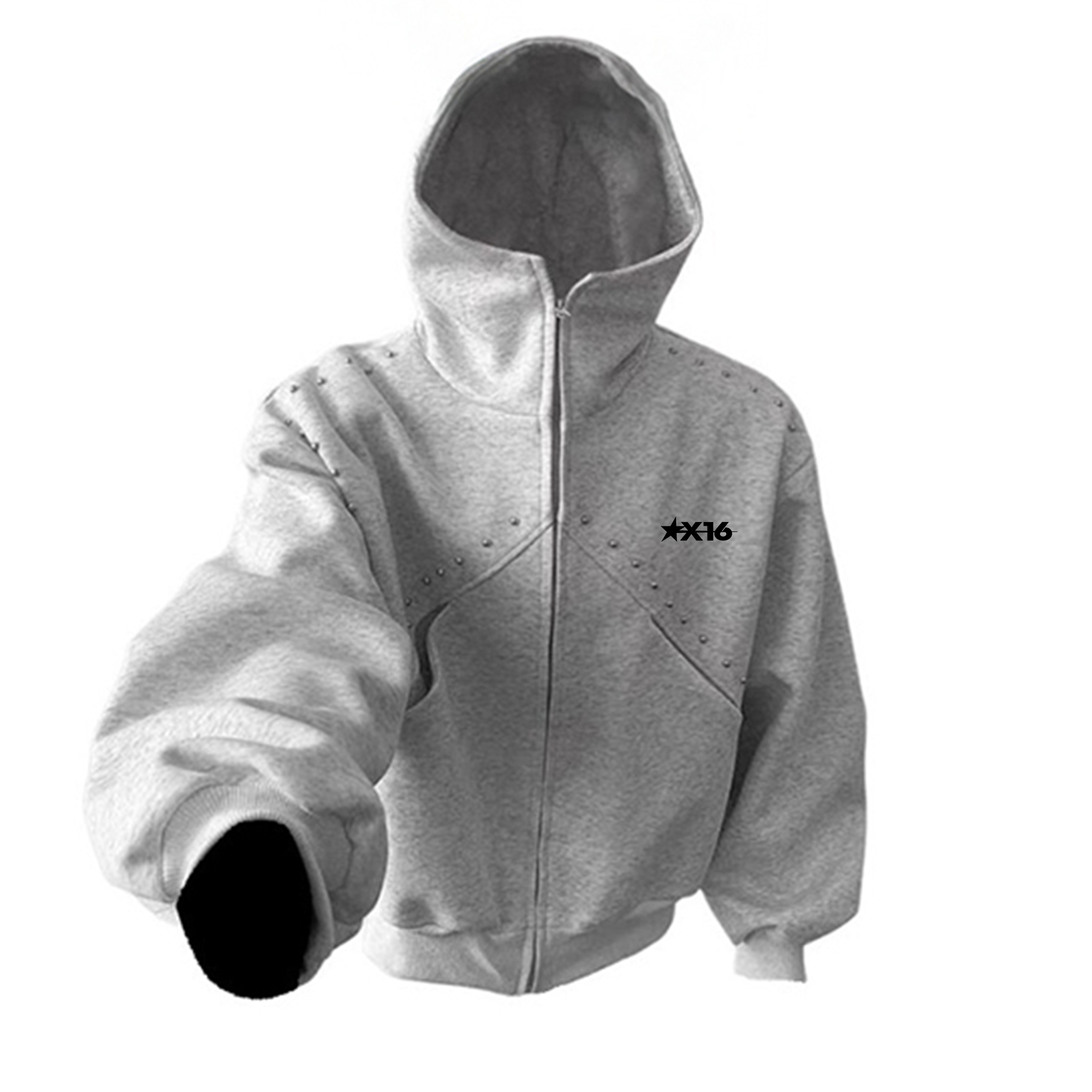 

Толстовка Unisex Hooded Moderate Others X1617, heather серый fleece-lined hoodies & sweatshirts