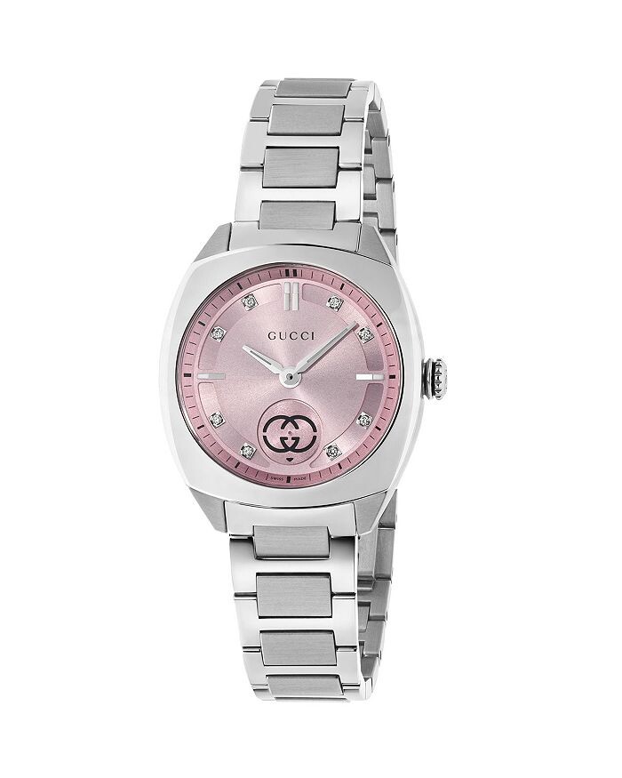 

Часы Gucci Interlocking G, 29 мм, розовый
