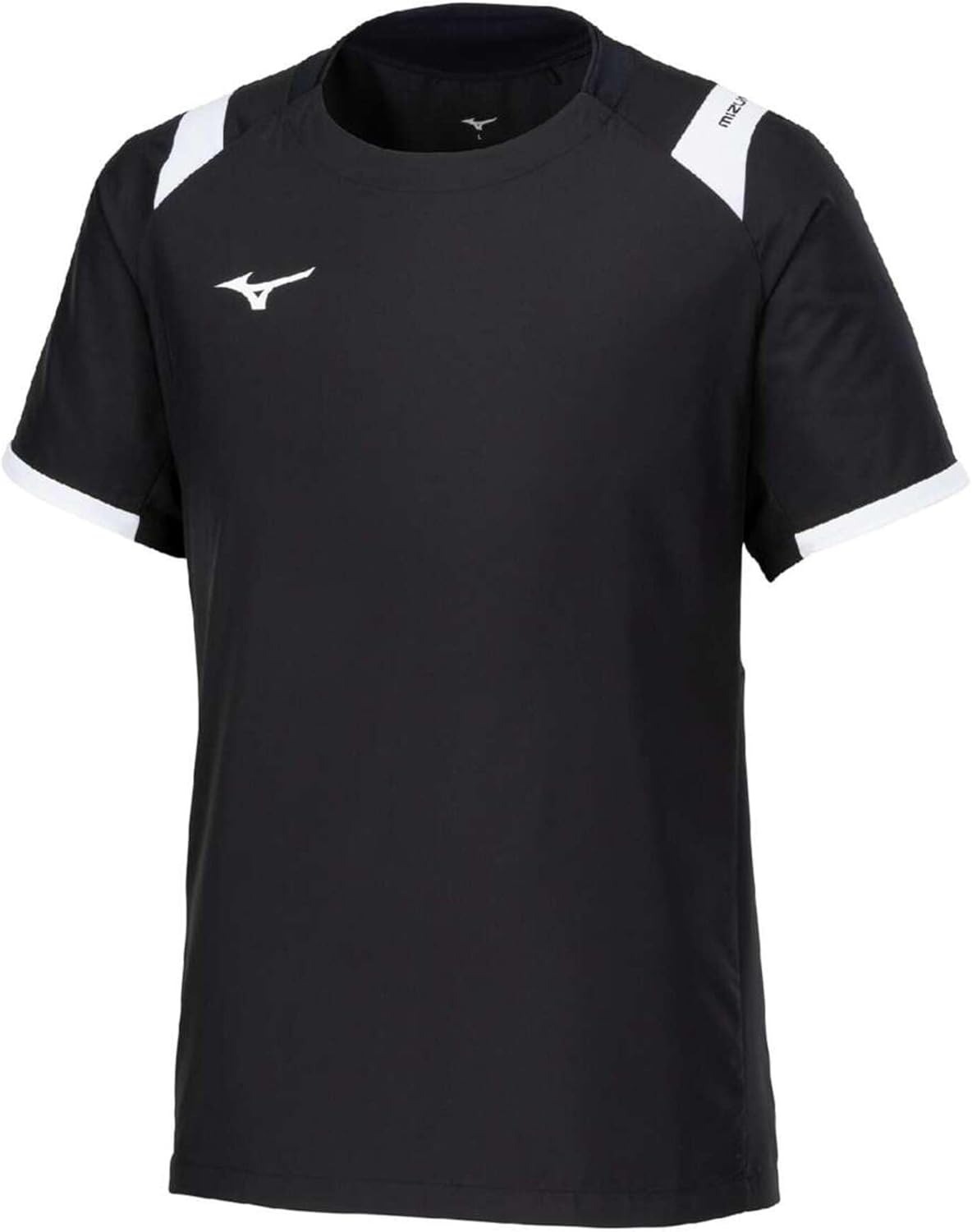 

Базовая волейбольная одежда, футболка с коротким рукавом Breaker, для клубных мероприятий, V2MEB530, унисекс Mizuno, черно-белый