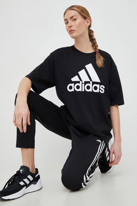 

Футболка Adidas из хлопка adidas, черный