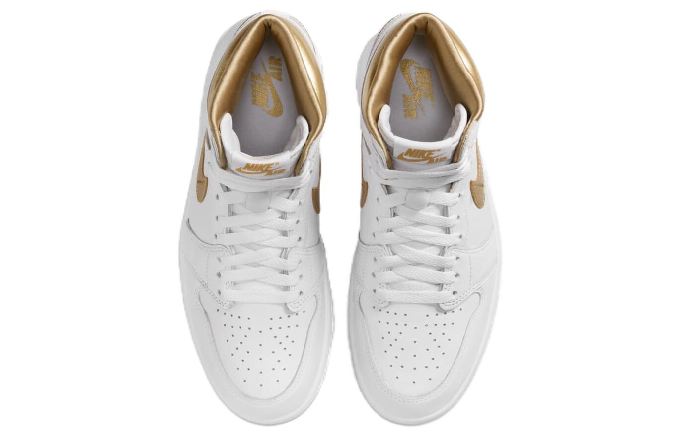 Кроссовки JORDAN 1 Retro High Og Metallic Gold Women's — фото 4