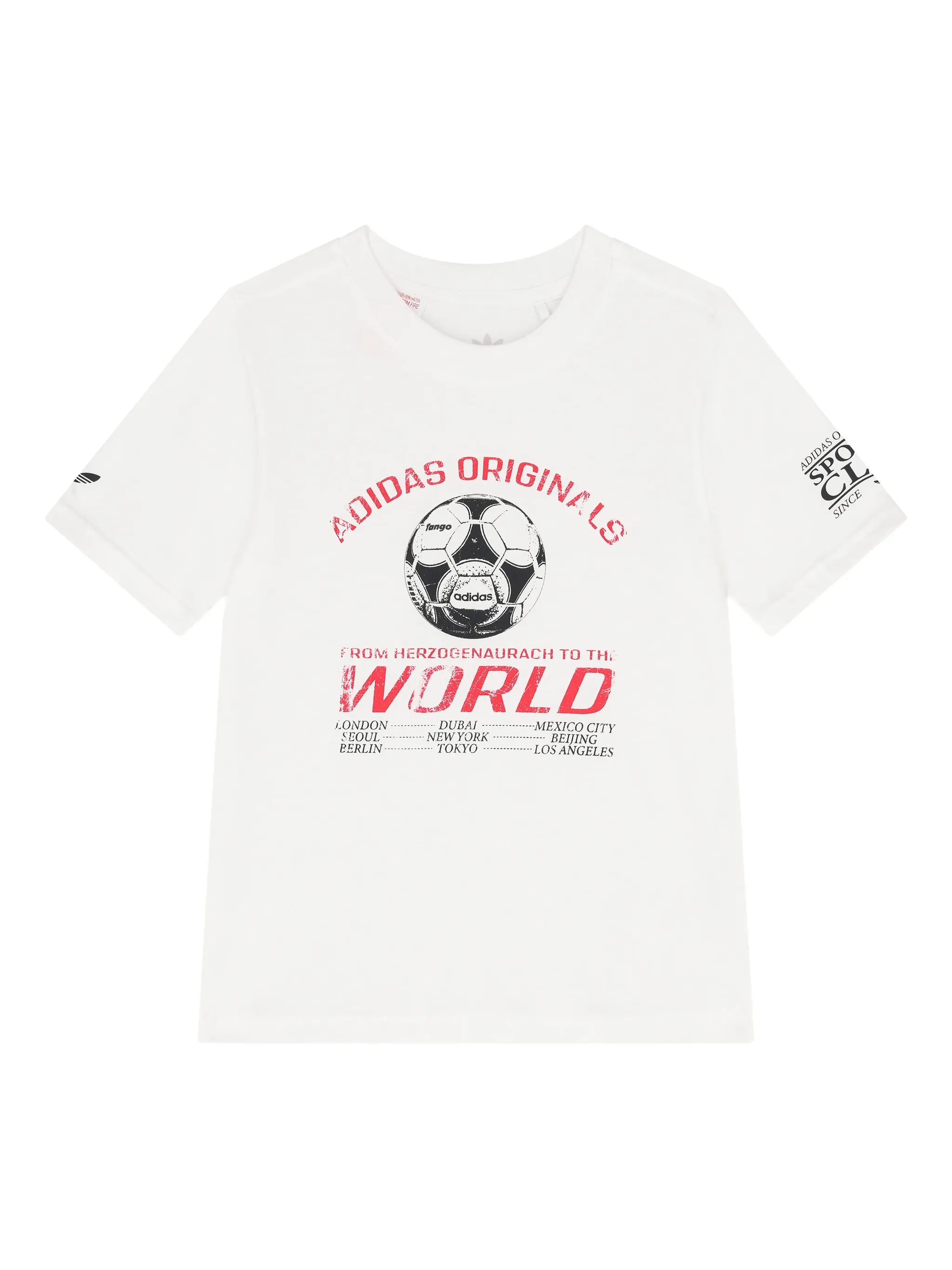 

Футболка с логотипом Adidas Kids, белый