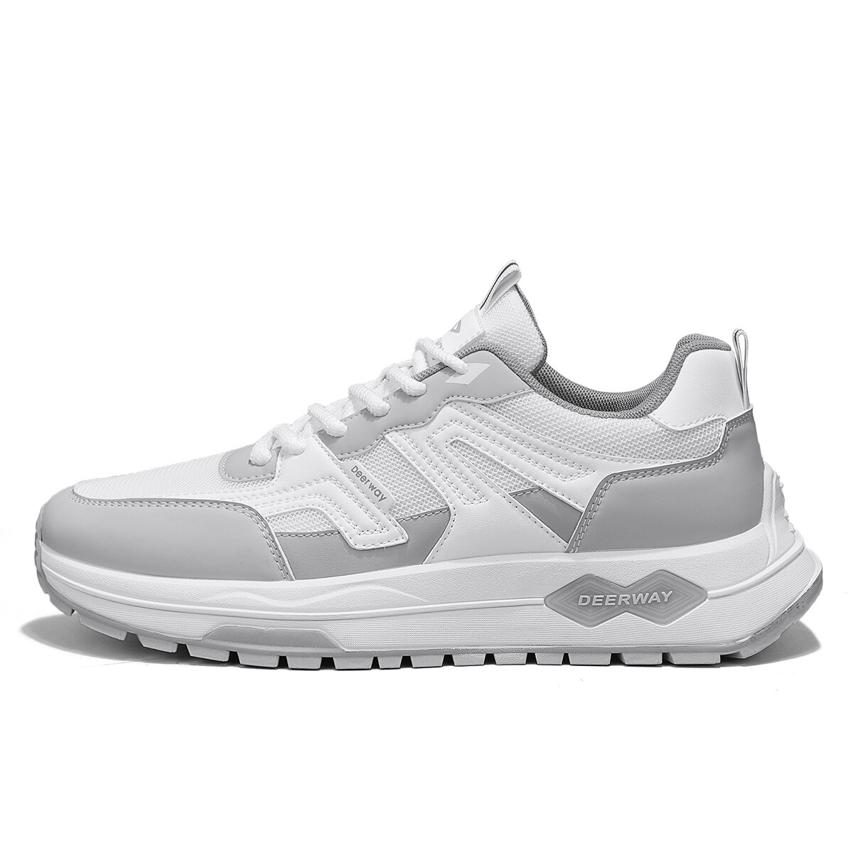 

Кроссовки мужские Lifestyle Shoes Men Low-Top Deerway, цвет White Gray