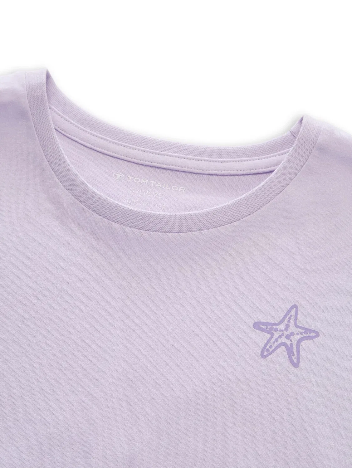 Футболка Tom Tailor, Neon Purple/Pastel Purple — фото 3