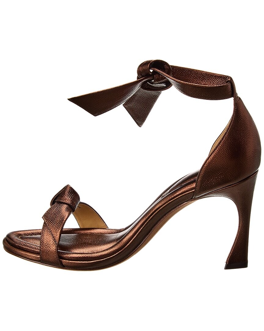 Кожаные сандалии Alexandre Birman Clarita Doppia Soletta 85, коричневый — фото 2